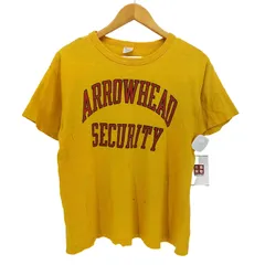 チャンピオン Champion 80S USA製 トリコタグ 染み込みプリント S/S クルーネック Tシャツ メンズ import：L 