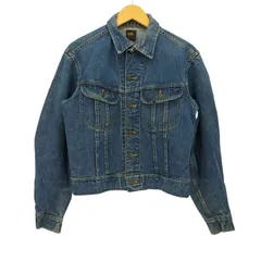 リー Lee 70-80S USA製 SANFORIZED PATD-153438  デニム ライダース ジャケット メンズ 表記無 