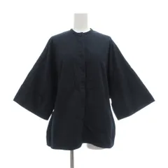 ユナイテッドアローズ UNITED ARROWS ジャケット 36 紺 ネイビー バンドカラー 七分袖 /SX ■ECG001