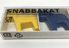 OLDIKEA（イケア）の箸置き「SNABBAKAT（スナッバカート）青/黄色【廃盤品】