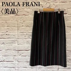 【PAOLA FRANI】パオラフラーニ ストライプ スカート サイズ 38 MA-22のサムネイル