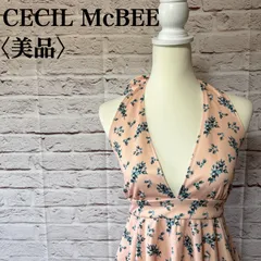 【CECIL McBEE 】セシルマクビー ホルターネック ワンピース 花柄 サイズ M MA-23