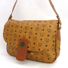 MCM / エムシーエム ◆メッセンジャーバッグ/ショルダーバッグ/モノグラム/ロゴ/ブラウン 【バッグ/バック/BAG/鞄/カバン】 メンズファッション【中古】 のサムネイル