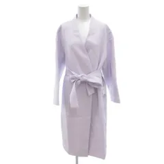 プラステ PLST タグ付き トリプルクロスベルテッドコート ロングコート シンプル 無地 L パープル 12-3109000 /MG ■ECG001