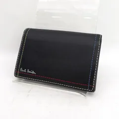 Paul Smith / ポールスミス ◆カードケース/名刺入れ/レザー/ブラック 【カード/パスケース】 メンズファッション【中古】  【メール便可】