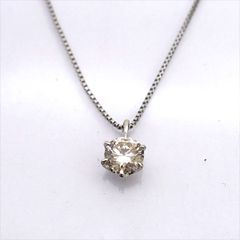 ダイヤモンド ネックレス】0.880ct Pt1000 ジュエリー - メルカリ