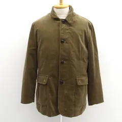 BROOKS BROTHERS / ブルックス ブラザーズ ◆ステンカラーコート/コーデュロイ/くるみボタン/カーキ/サイズM メンズファッション【中古】 のサムネイル