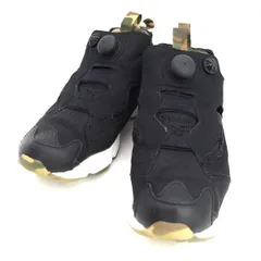 Reebok / リーボック ◆スニーカー/インスタポンプフューリー/ブラック×カモフラ/24ｃｍ DV3695 【レディース/ガールズ/LADY/女性/婦人】【靴/クツ/シューズ/SHOES】 レディースファッション【中古】 