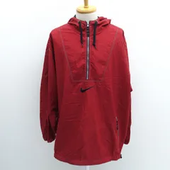 NIKE / ナイキ ◆ハーフジップアノラックパーカー/レッド/サイズL/銀タグ S60509USH 【メンズ/MEN/男性/ボーイズ/紳士】 メンズファッション【中古】 