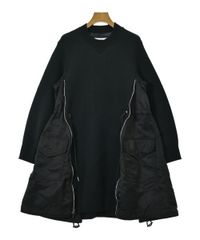 美品✨sacai スポンジスウェット ナイロンツイル ドレス サイドジップ