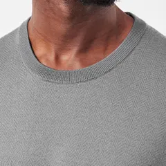 パルジレリ メンズ アウター ニット・セーター クルーネック Pal Zileri Mens Knitted Crew Neck Jumper Grey グレーのサムネイル