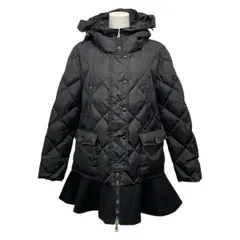 MONCLER(モンクレール) ダウンコート サイズ4 XL レディース VAULOGETTE 黒 長袖/冬 ダウン