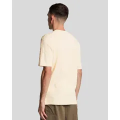 ライルアンドスコット メンズ トップス Tシャツ クレープ Lyle and Scott Crepe TShirt Beige ベージュのサムネイル