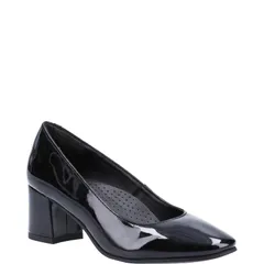 ハッシュパピー レディース シューズ スニーカー Hush Puppies Anna Patent Court Shoes Black ブラックのサムネイル