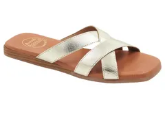 アンドレア アース レディース シューズ サンダル Andre Assous Koral Featherweight Flat Sandal Platinoのサムネイル