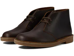 クラークス メンズ シューズ ブーツ・レインブーツ Clarks Bushacre 3 Dark Brown Leather ブラウン