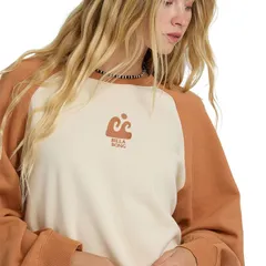 ビラボン レディース アウター ジャケット・ブルゾン フリース Billabong Blissed Out Crew Fleece Pullover Womens Caramel Cafのサムネイル