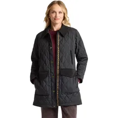 ペンドルトン レディース アウター ジャケット・ブルゾン コーデュロイ コート Pendleton Sun River Corduroy Accent Field Coat Womens Blackのサムネイル