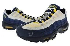 ナイキ NIKE ×Eric Koston エリックコストン SB AIR MAX 95 Obsidian and Speed Yellow エスビー エアマックス オブシディアン アンド スピードイエロー HQ8492-400 28 ネイビー▲■260115