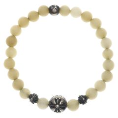 ⚫︎Chrome Hearts ⚫︎ビーズブレスレット マットブラックBEAD8mm