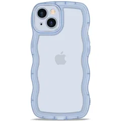 【新品】 AVETUL iPhone 13 mini ケース クリア ウェーブ アイフォン13miniケース 韓国 うねうね おしゃれ 黄ばみなし かわいい ソフトTPU 滑り止め 薄型 軽量 iPhone 13 mini スマホケース ワイヤレス充電対応 ス