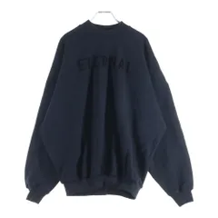FEAR OF GOD (フィアオブゴッド) 22AW THE ETERNAL COLLECTION ETERNAL FLEECE エターナル フリース フロントラバーロゴプリント クルーネック スウェット プルオーバートレーナーのサムネイル