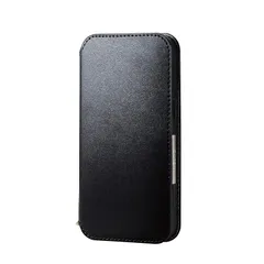 【新品】 エレコム iPhone 13 Pro/レザーケース/手帳型/NEUTZ/磁石付き/ブラック
