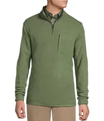 ダニエル クレミュ メンズ アウター ニット・セーター セーター フリース Cremieux Blue Label Sweater Fleece QuarterZip Pullover Four Leのサムネイル