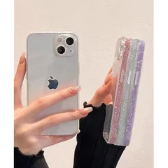 【新品】 saymi's きらきら グリッター おしゃれ 韓国 iPhone15 ケース 綺麗なキラキラケース ラメ 透明 クリア 可愛い (iPhone15, pink) 0