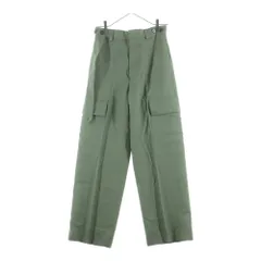 JIL SANDER (ジルサンダー) マルチポケットデザイン ジップアップ ウール トラウザー カーゴパンツ カーキ JSMU310401MU20200021のサムネイル