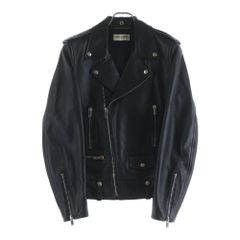 SAINT LAURENT PARIS (サンローランパリ) L01 クラシックモーターサイクル レザー ライダースジャケット ブラック 484284 Y5YA2