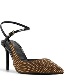 アルド レディース シューズ ヒール アンクル ALDO Kymmberly Rhinestone Ankle Strap Pointed Toe Dress Pumps Multi マルチカラーのサムネイル