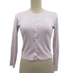 ジルスチュアート JILL STUART カーディガン ニット セーター 紫 パープル M