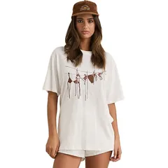 リズム レディース トップス Tシャツ Rhythmelia Oversized TShirt Womens Chocolate チョコレートのサムネイル