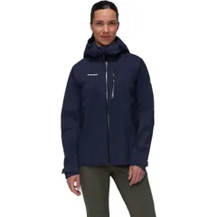 マムート レディース アウター ジャケット・ブルゾン フーデッドジャケット Mammut Alto Guide HS Hooded Jacket Womens Marineのサムネイル