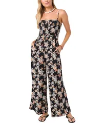 オニール レディース トップス ワンピース フラワー柄 プリント ノースリーブ ジャンプスーツ フラワー ONeill Aiyana Sleeveless Floral Printed Woven Jのサムネイル