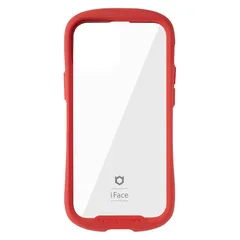 【新品】 Hamee(ハミィ) iFace Reflection iPhone 13 mini ケース クリア 強化ガラス (レッド)【アイフェイス アイフォン 13mini カバー 透明 耐衝撃 米国MIL規格取得 ストラップホール付き】 0