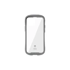 【新品】 iFace Reflection iPhone 13 mini ケース クリア 強化ガラス (グレー)【アイフェイス アイフォン 13mini カバー 透明 耐衝撃 米国MIL規格取得 ストラップホール付き】 0