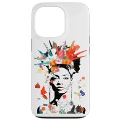 【新品】 iPhone 13 Pro カラフルな表情のタペストリーに力を与える スマホケース 0