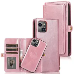 【新品】 Pelanty for iPhone 13 Mini ケース手帳型 for iPhone13mini 2in1背面カバー PUレザー+TPU 分離式 両用2way 取り外し自由 携帯カバー 財布型ICカード収納 お札入れ小銭入れ スタンド機能 マグネ