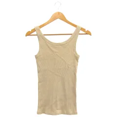 Spick & Span (スピックアンドスパン) 25SS 甘撚テレコアメスリタンク 25070200213110 ベージュ FREE