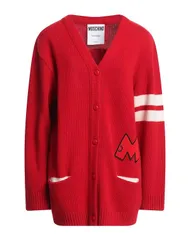 モスキーノ レディース ニット カーディガン MOSCHINO カーディガン Red レッドのサムネイル