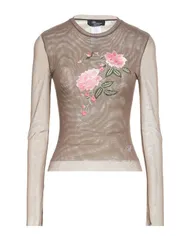 ブルマリン レディース トップス Tシャツ BLUMARINE Ｔシャツ Khaki カーキのサムネイル
