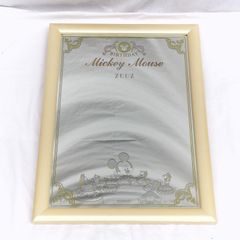 미키·마우스 대형 펍 미러 에칭 가공 34X46cm 150장 한정 에디션 입 76/150 2002년 생일 기념 빈티지