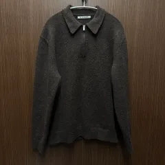 SUARE スアレ ニト ハーフジップ L