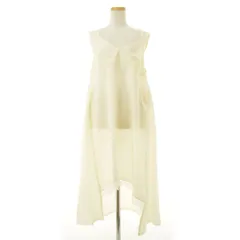 【JANESMITH】26SS 26SOP-#315L WASHED CUPRO LACE TRIMMED MIDI DRESSノースリーブワンピースのサムネイル