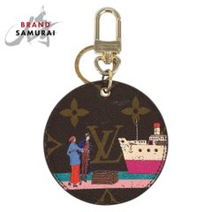 PRADA プラダ テスート 三角ロゴプレート ネイビー ゴールド金具