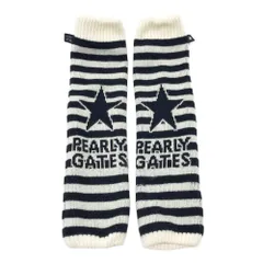 PEARLY GATES パーリーゲイツ  レッグウォーマー ボーダー ホワイト系  [240101455537] ゴルフウェア ストスト