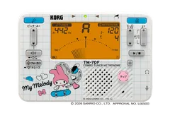 KORG コルグ チューナー＆メトロノーム TM-70C コンタクトマイクセット【マイメロディ / サンリオキャラクターズコラボモデル】
