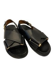 MARNI マルニ 定番フスベットサンダル ブラック・サイズ39 - メルカリ
